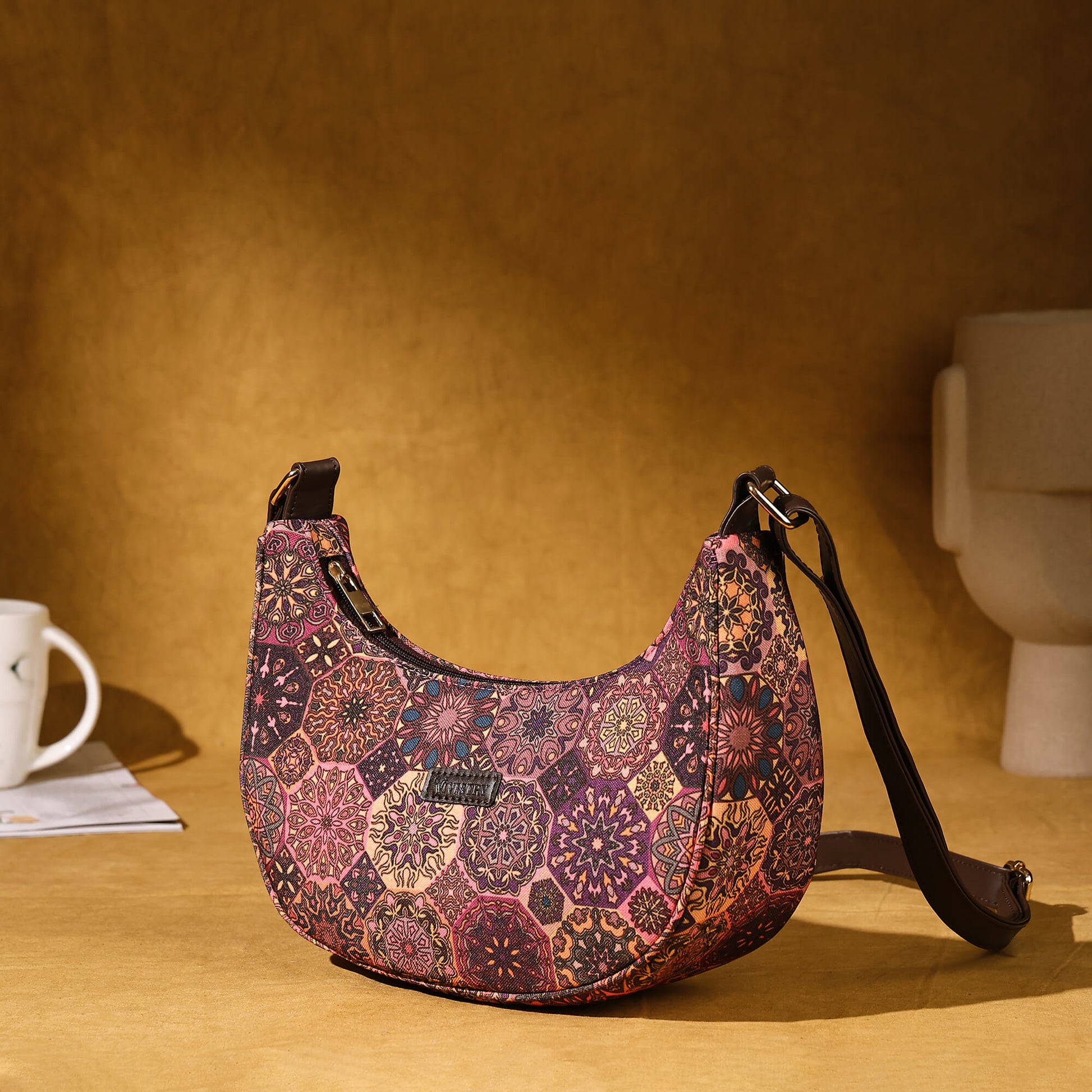 Plum Matrix Luna Sling Bag - Vivistry