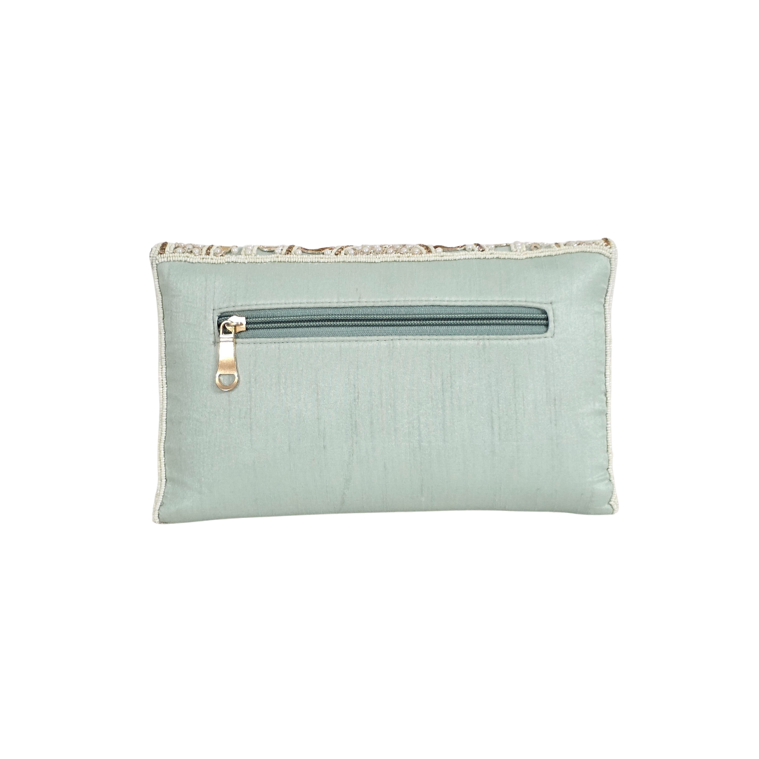 Meher Clutch Bag - Mint Green