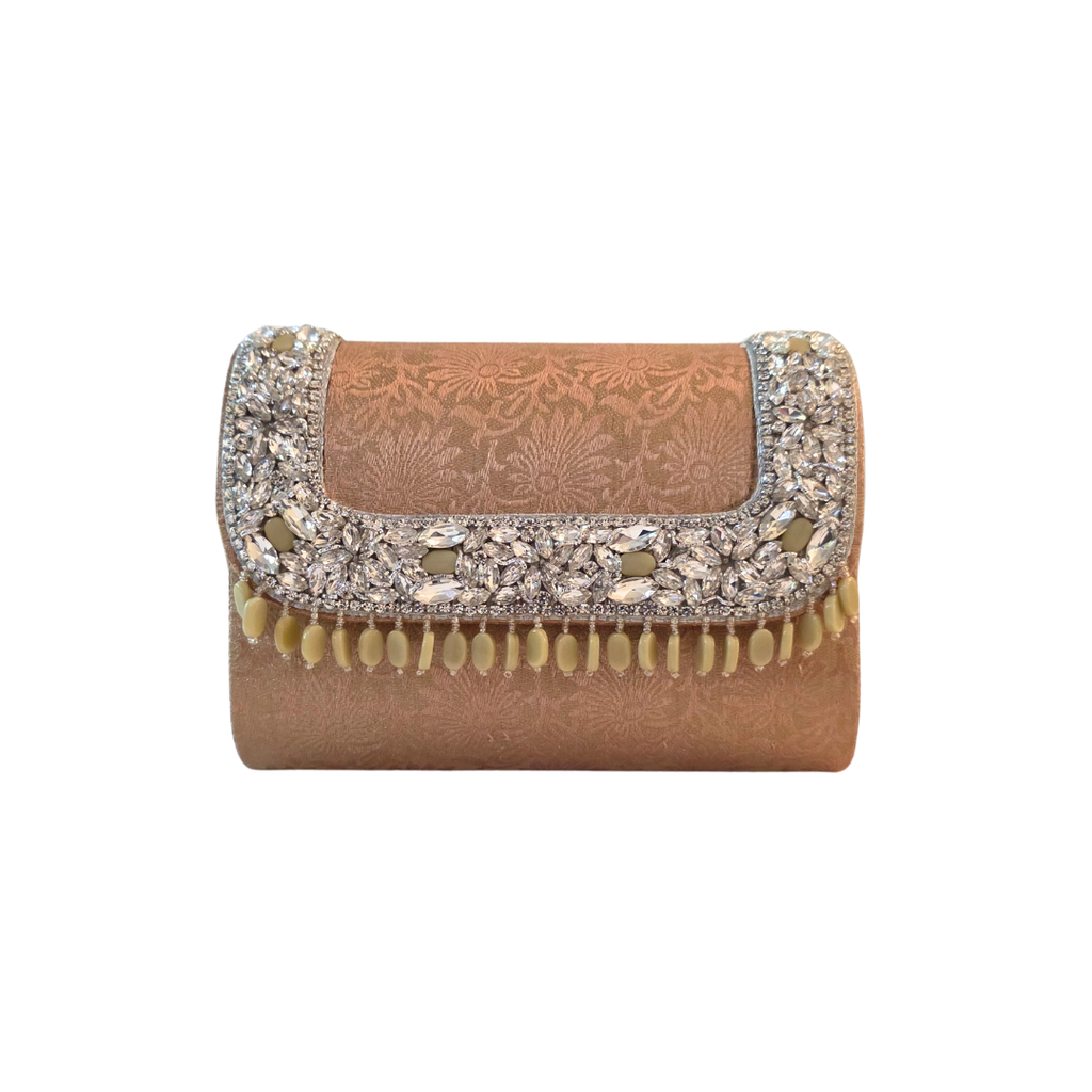 Noor Clutch Bag – Champagne Glow