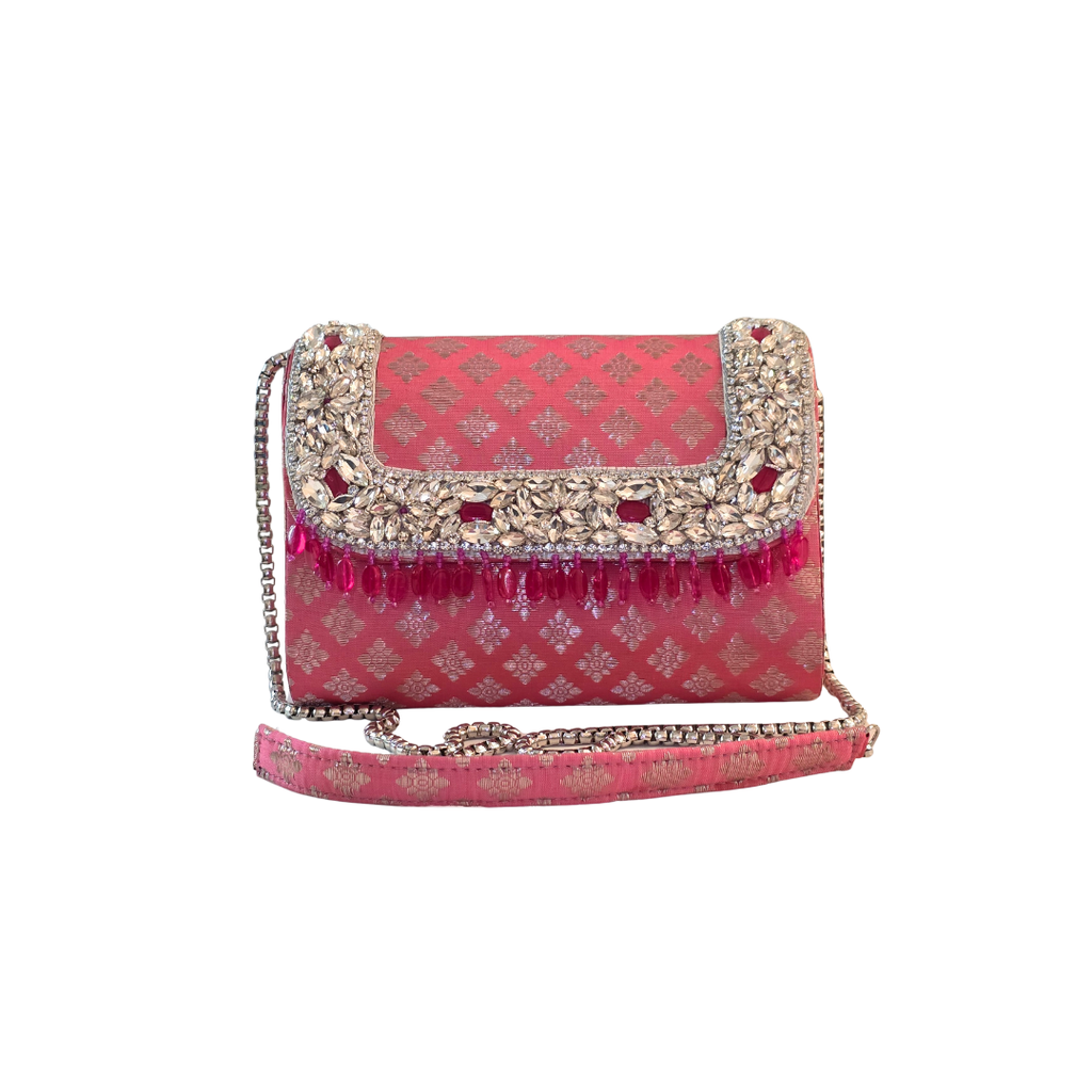 Noor Clutch Bag - Rose Gleam
