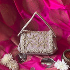 Anya Plush Clutch - Blush Radiance