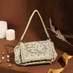 Anya Plush Clutch - Golden Glow
