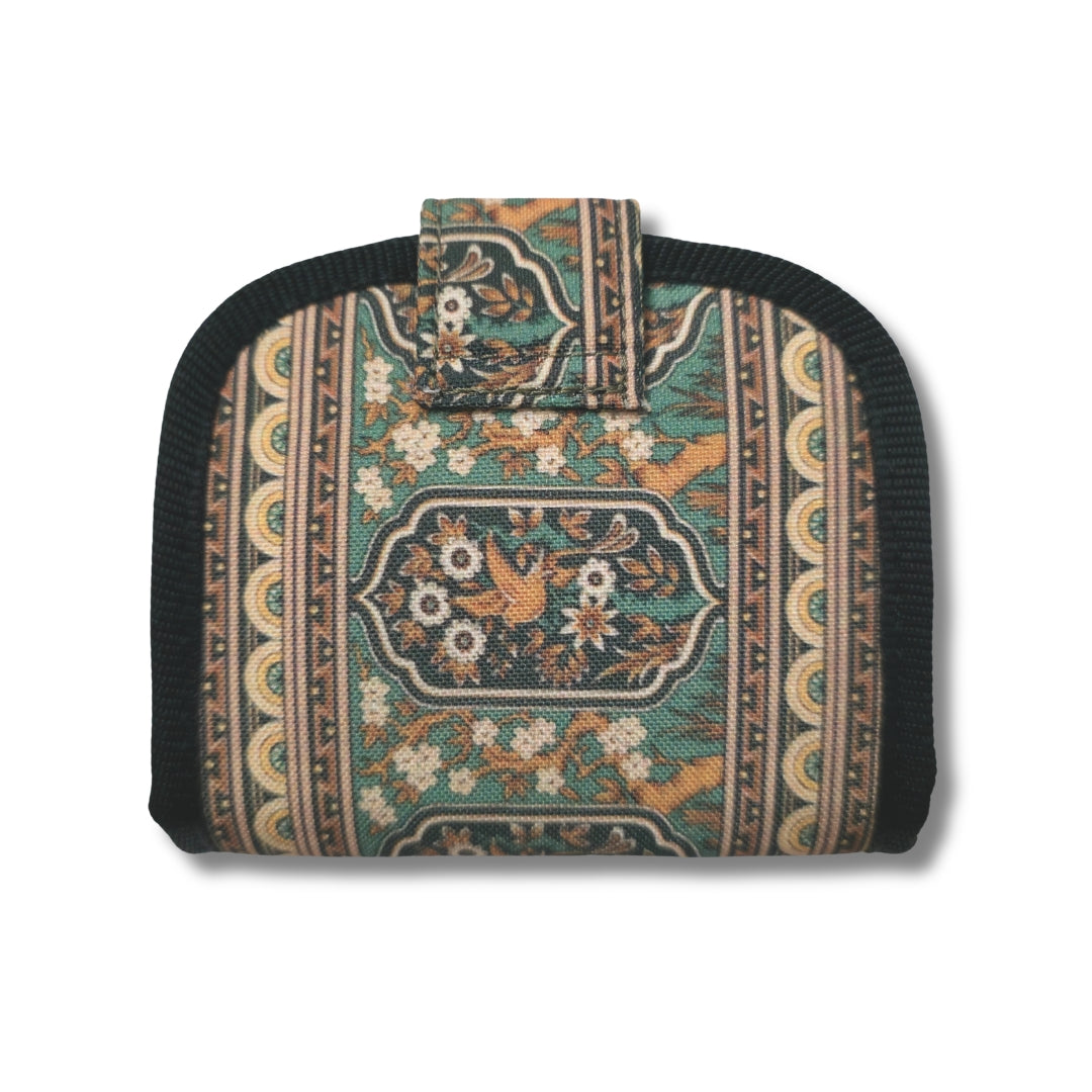 Women Handmade Canvas Compact Foldable Wallet - Emerelle Grove