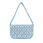 Blue Mirage Beaded Shoulder Bag