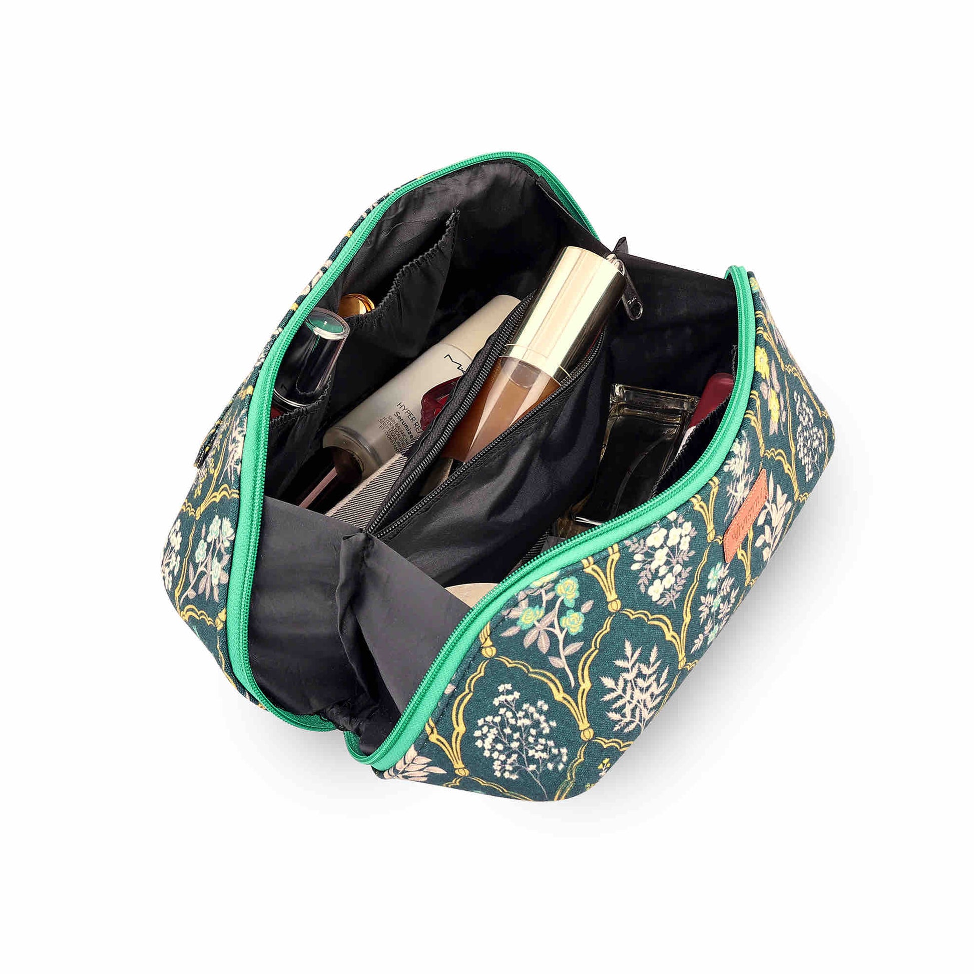Blue Trellis Carryall Vanity Case - Vivistry
