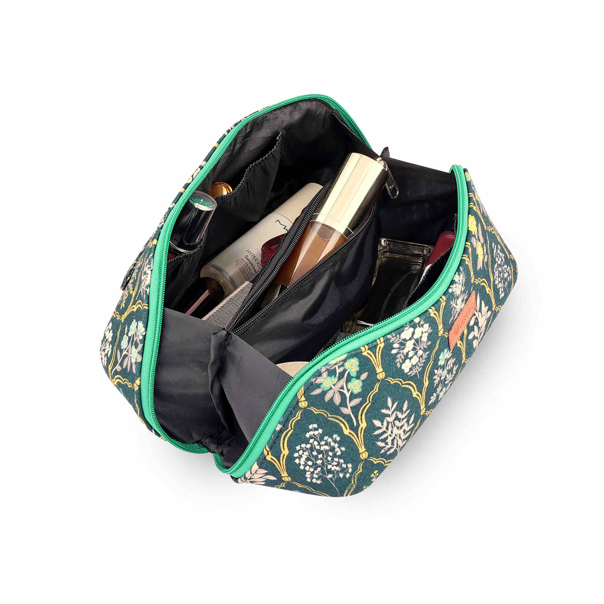 Blue Trellis Carryall Vanity Case - Vivistry