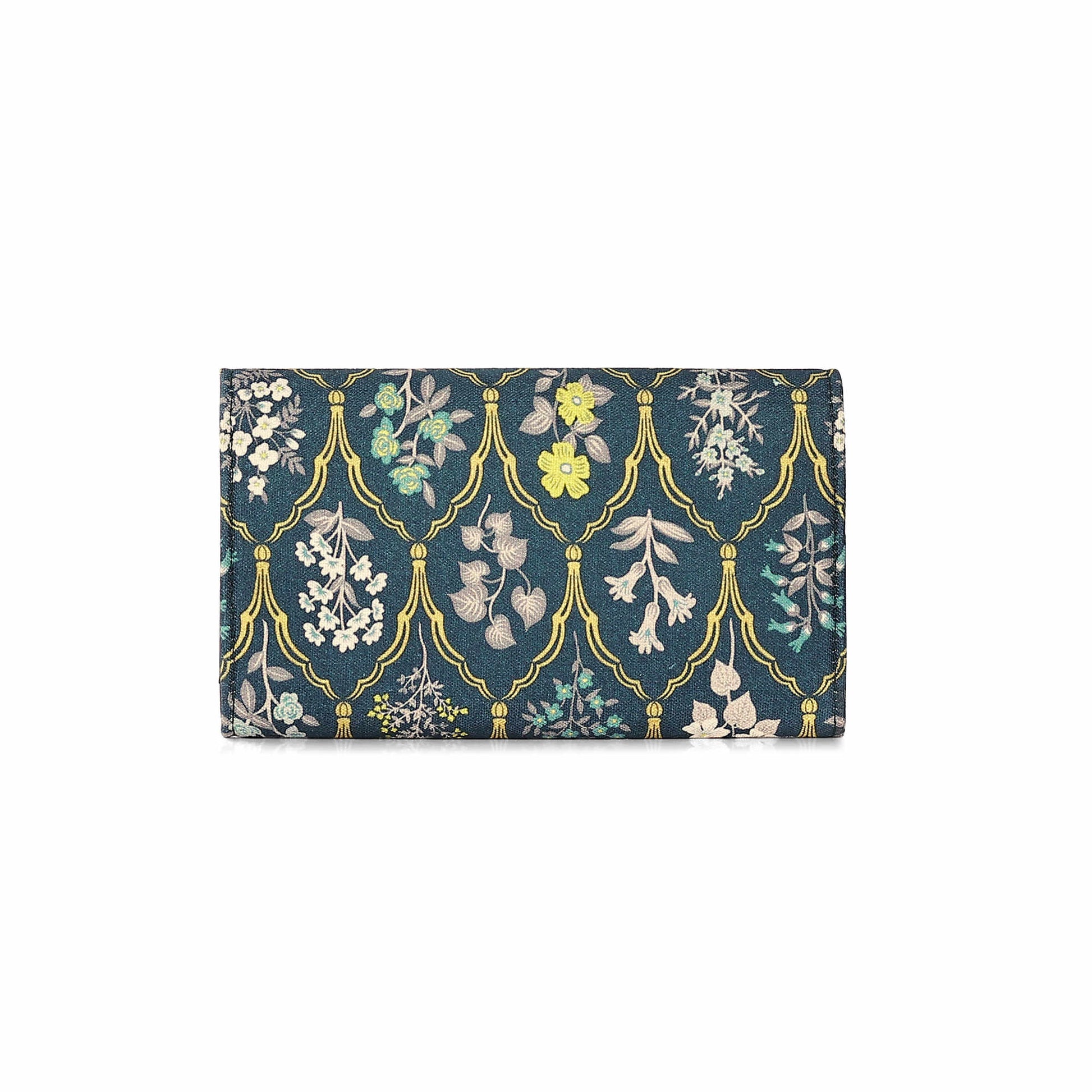 Blue Trellis Women’s Printed Flap Wallet - Vivistry