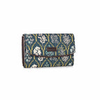 Blue Trellis Women’s Printed Flap Wallet - Vivistry