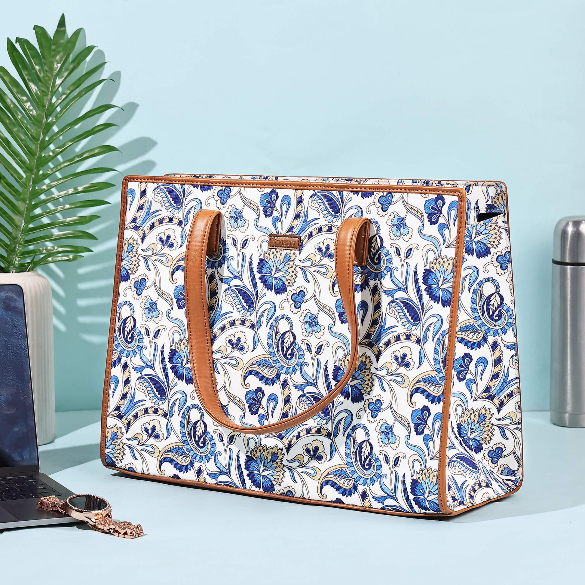 Blue Vista Signature Work Tote - Vivistry