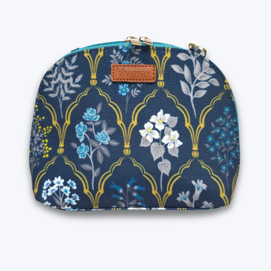 Blue Trellis Convertible Pouch Sling Bag