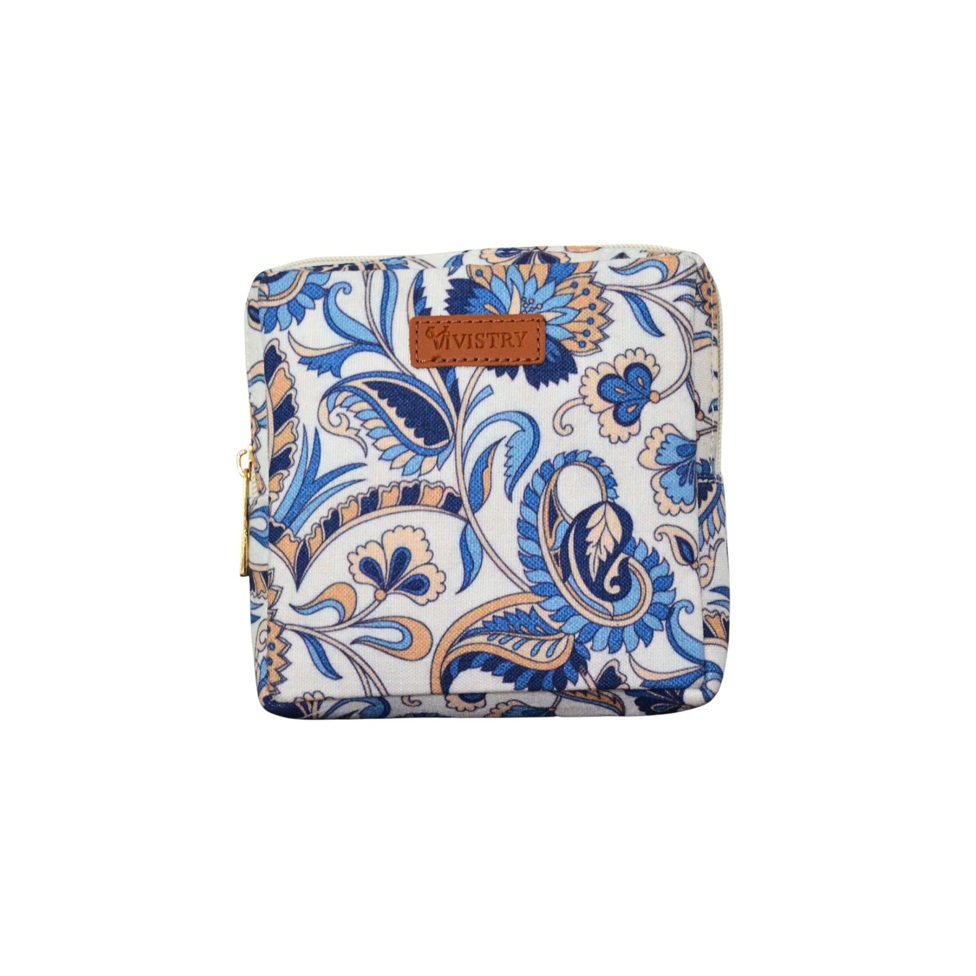 Blue Vista Essentials Pouch with Zipper - Vivistry
