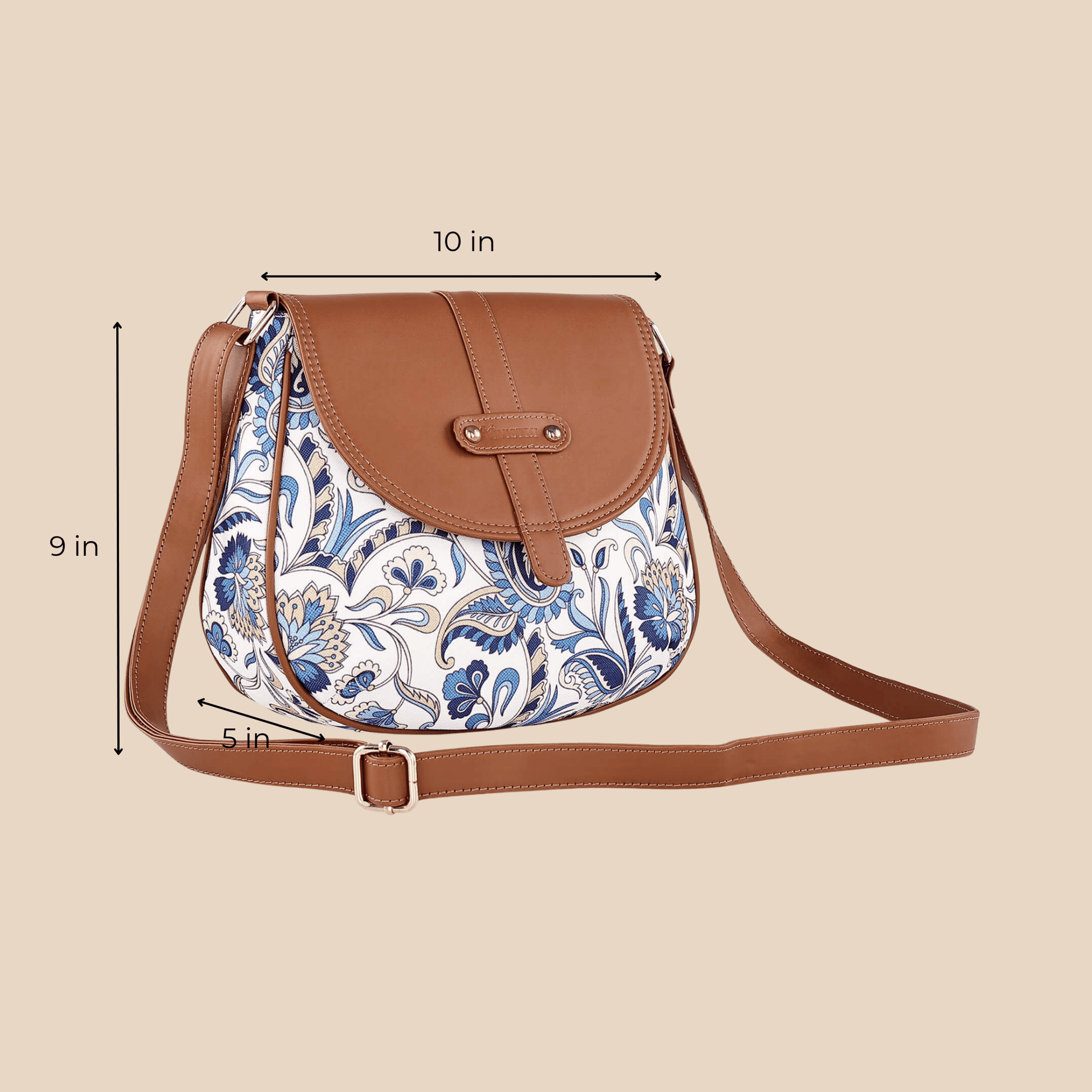 Blue Vista Saddle Sling Bag - Vivistry