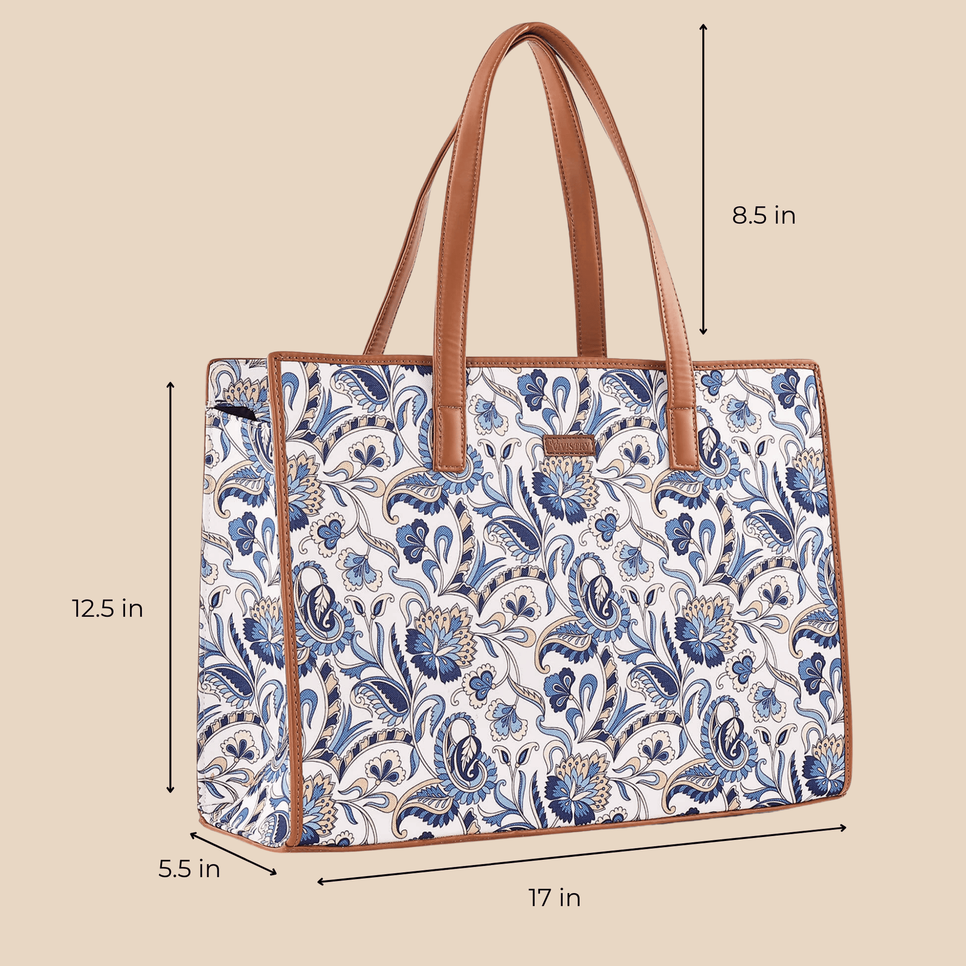 Blue Vista Signature Work Tote - Vivistry