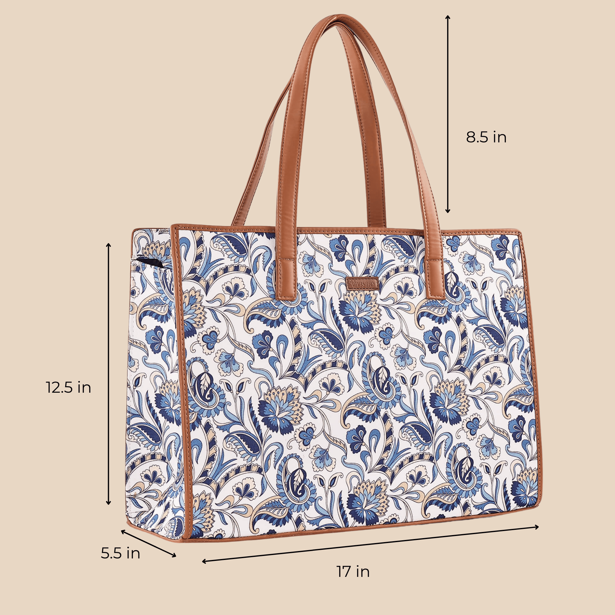 Blue Vista Signature Work Tote - Vivistry