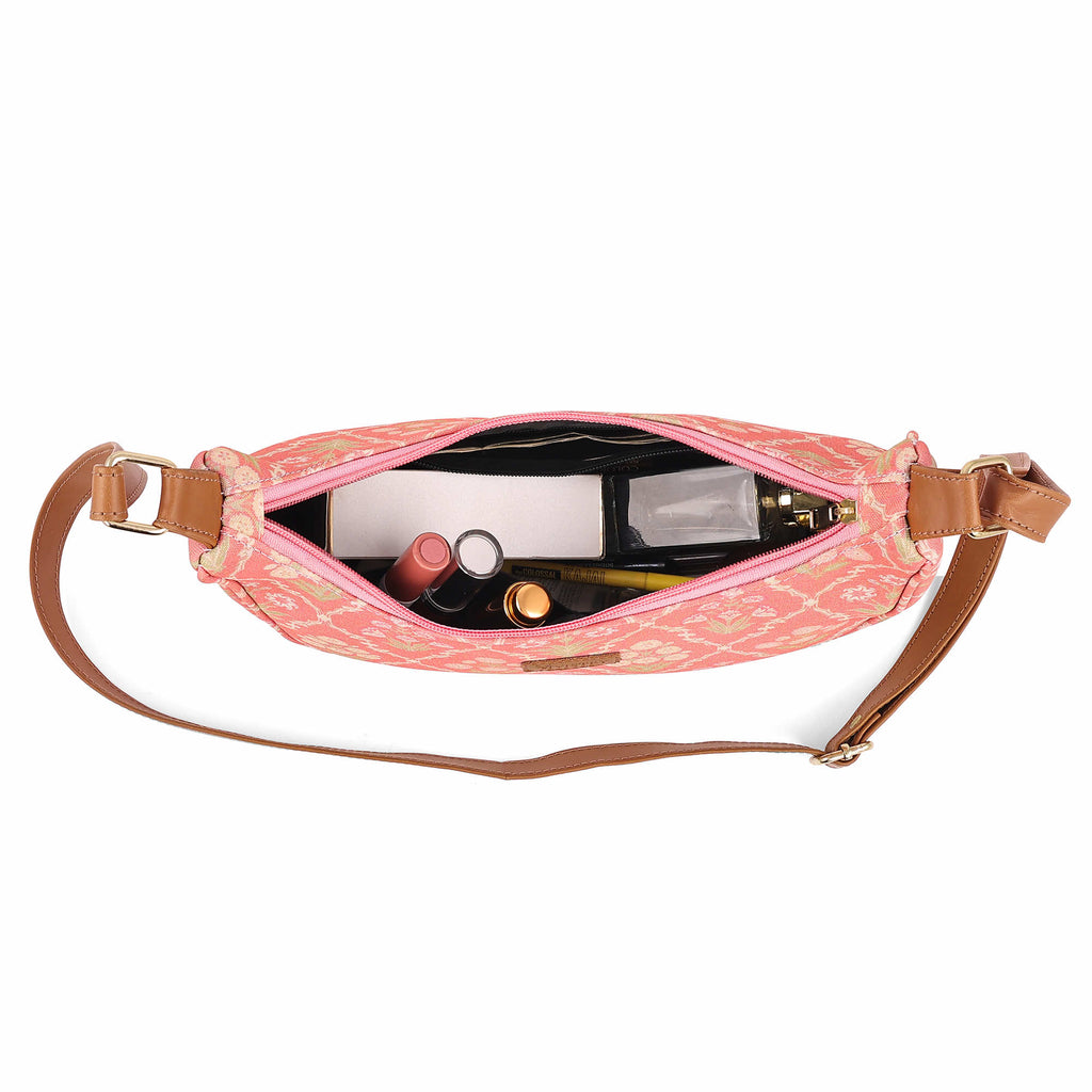 Blush Trellis Luna Sling Bag - Vivistry
