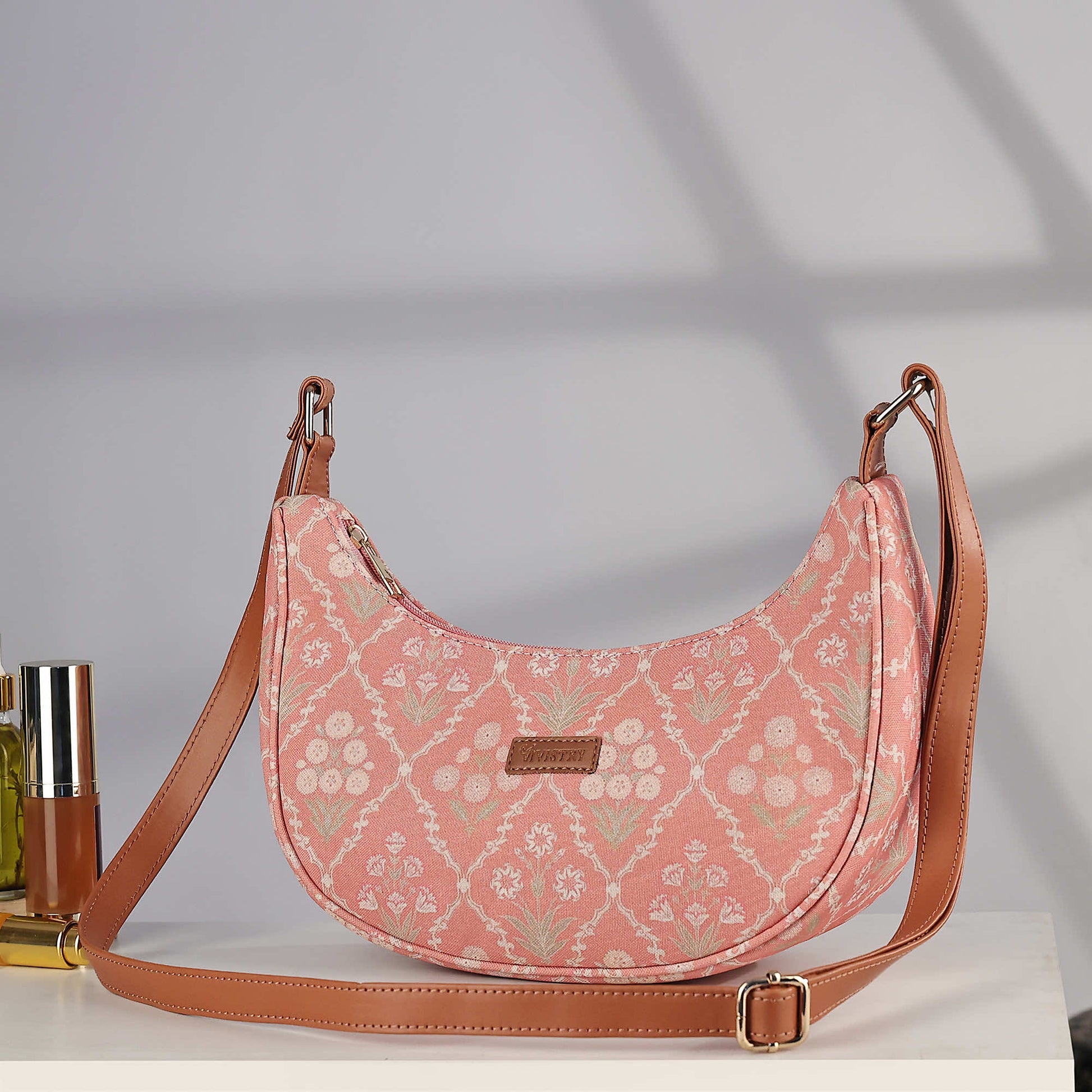 Blush Trellis Luna Sling Bag - Vivistry