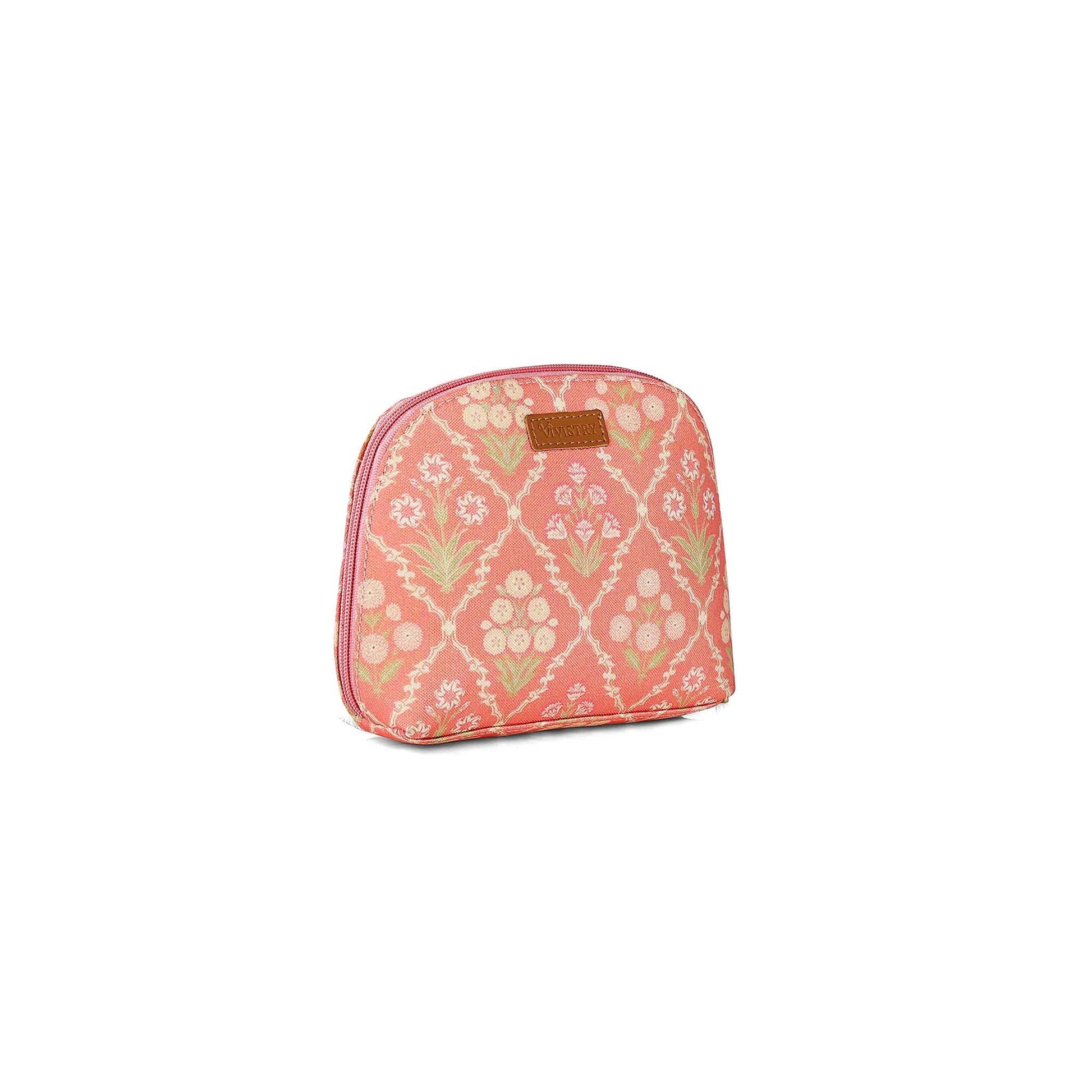 Blush Trellis Nimble Cosmetics Pouch - Vivistry