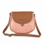 Blush Trellis Saddle Sling Bag - Vivistry