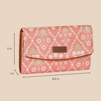 Blush Trellis Women’s Printed Flap Wallet - Vivistry