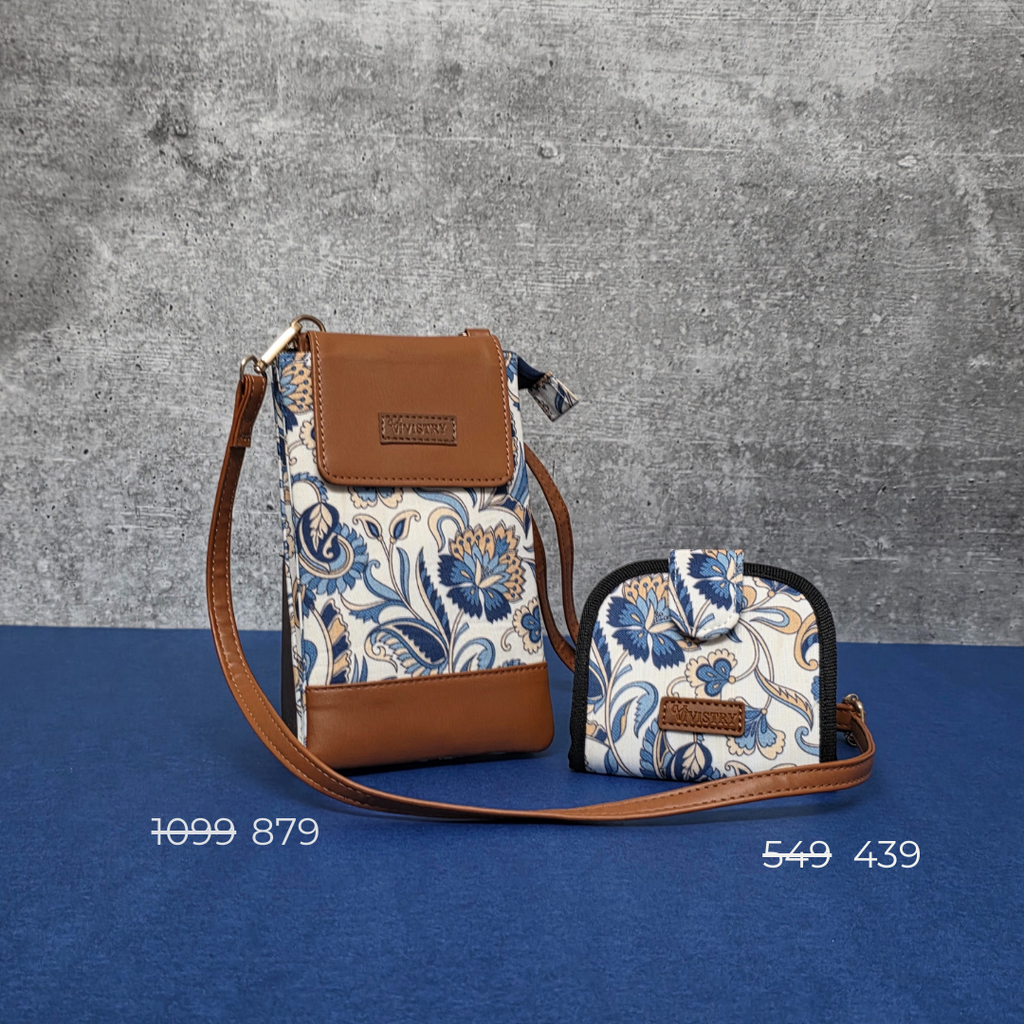Combo: Blue Vista Mobile Sling + Bitsy Pouch