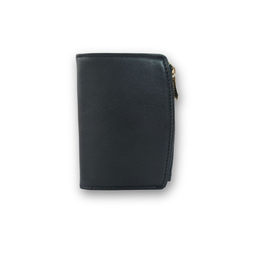 Compact Bi-Fold Wallet – Classic Black