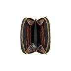 Compact Croco Zip Around Wallet – Dune