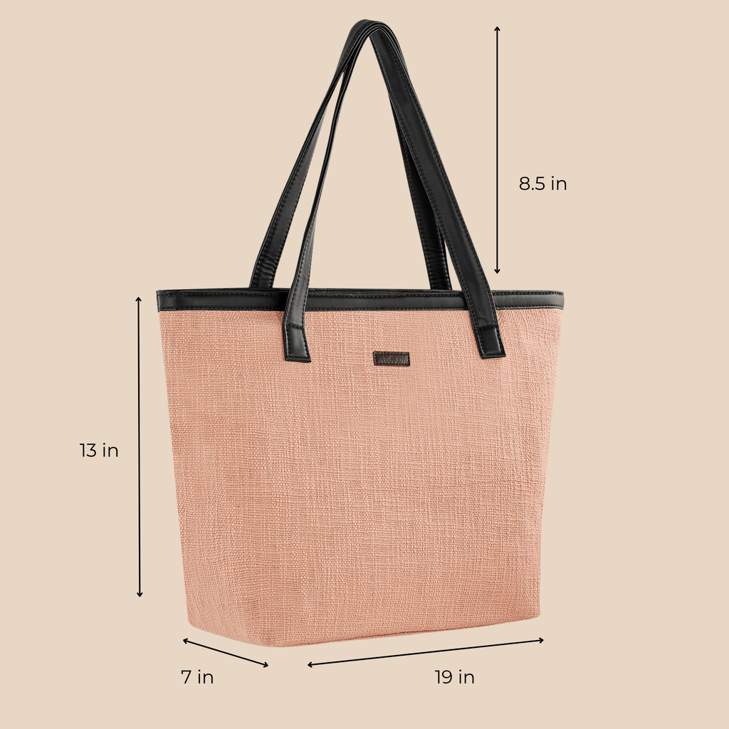 Coral Blush All Purpose Tote Bag - Vivistry