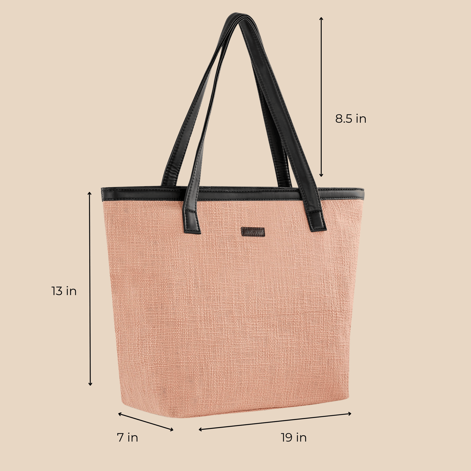 Coral Blush All Purpose Tote Bag - Vivistry