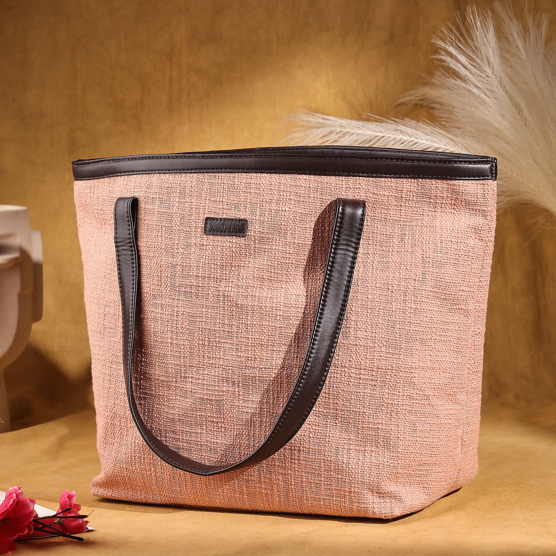 Coral Blush All Purpose Tote Bag - Vivistry