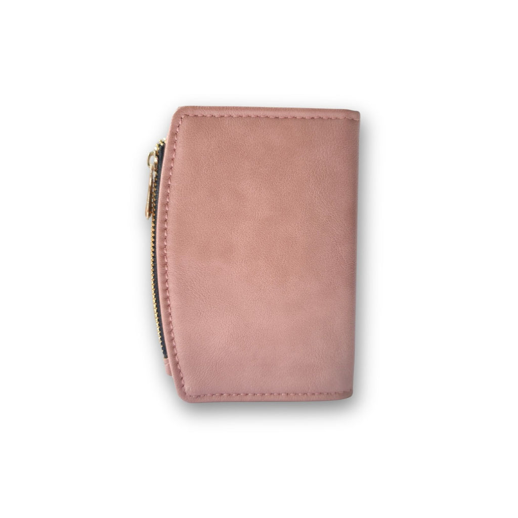 Compact Bi-Fold Wallet – Blush
