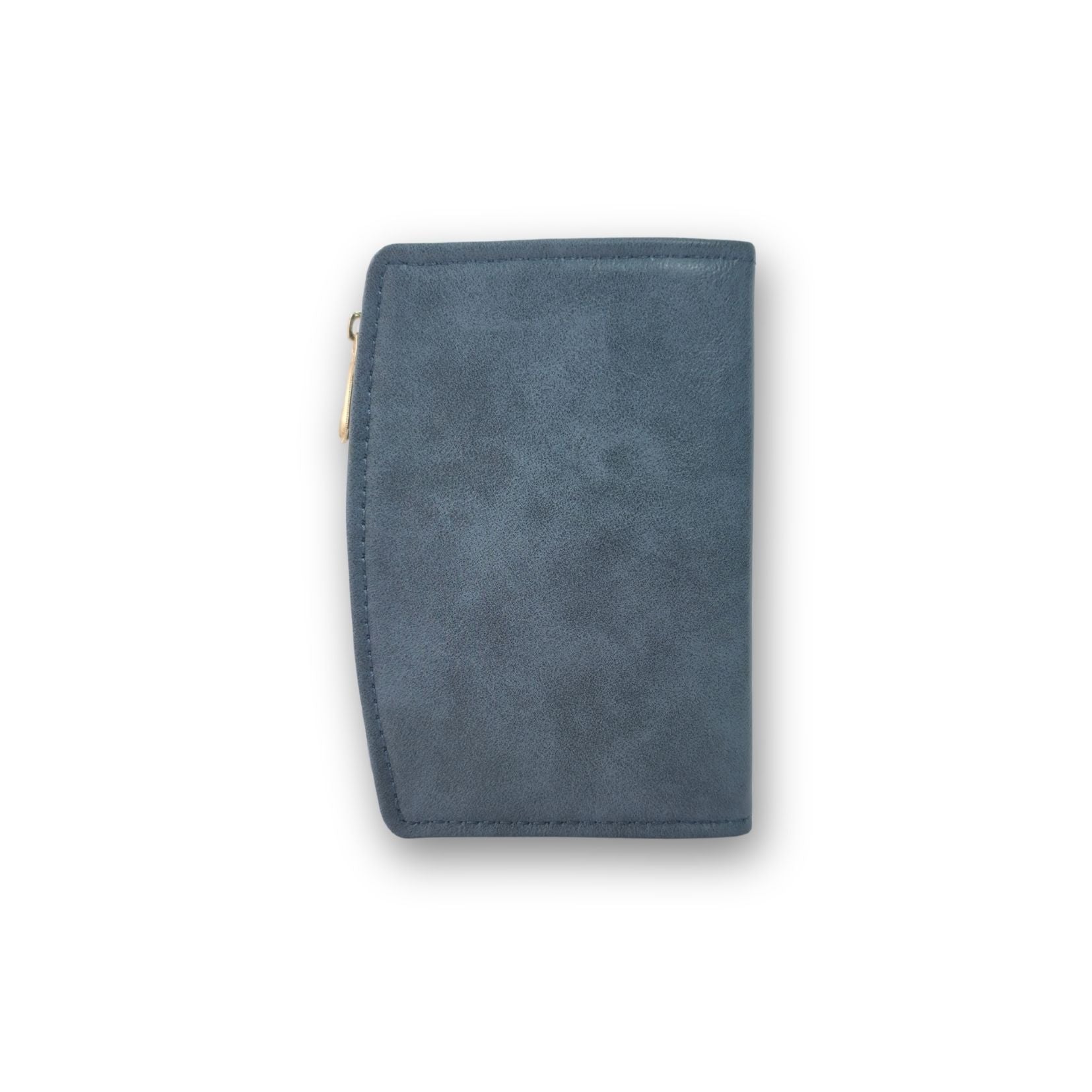 Compact Bi-Fold Wallet – Slate Blue