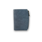 Compact Bi-Fold Wallet – Slate Blue