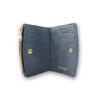 Compact Bi-Fold Wallet – Slate Blue