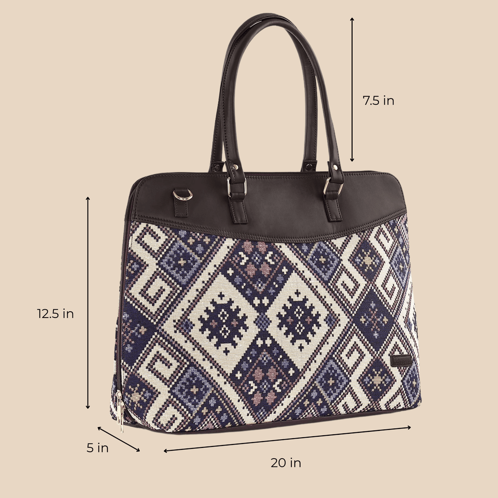 Geometric Galaxy Statement Laptop Bag - Vivistry