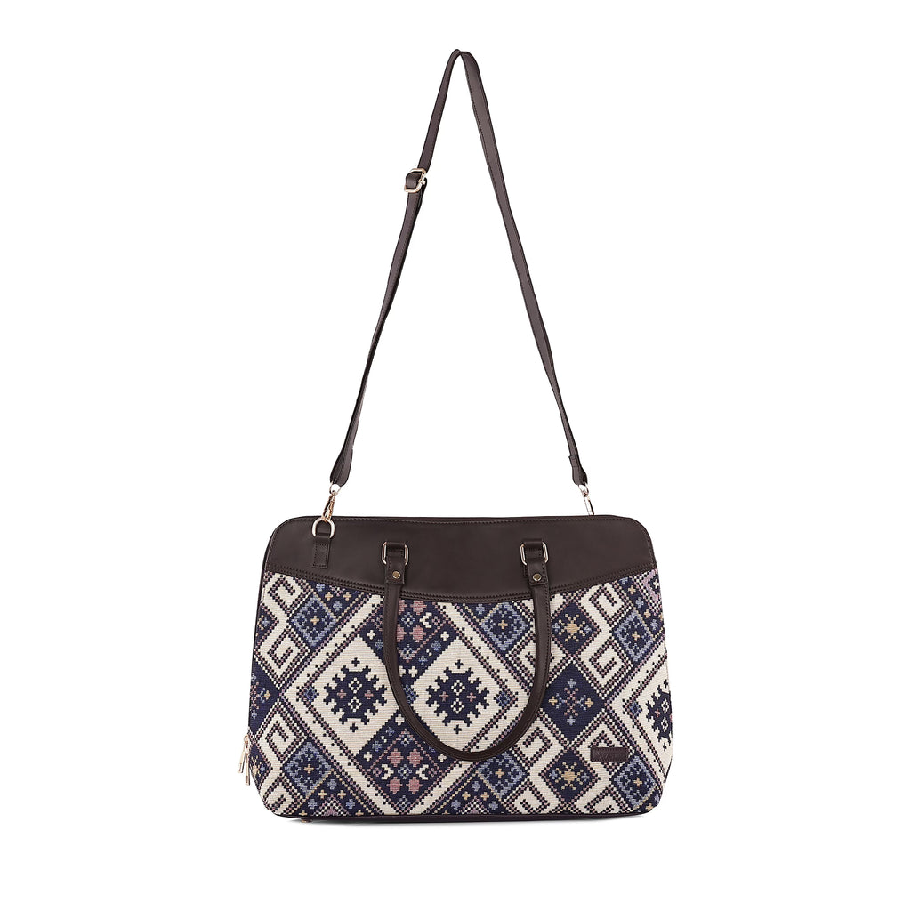 Geometric Galaxy Statement Laptop Bag - Vivistry