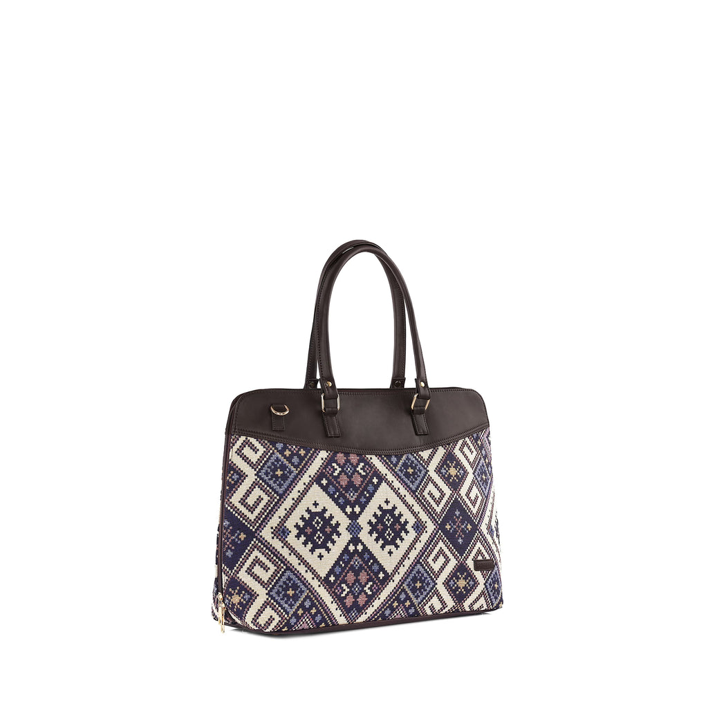 Geometric Galaxy Statement Laptop Bag - Vivistry