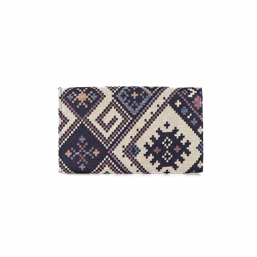 Geometric Galaxy Women’s Printed Flap Wallet - Vivistry