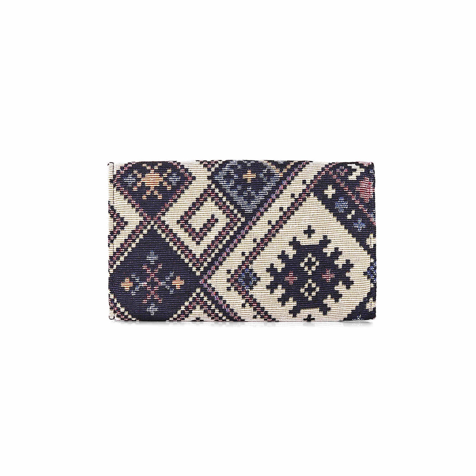 Geometric Galaxy Women’s Printed Flap Wallet - Vivistry