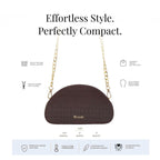 D-Shaped Sling Bag - Merlot