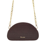 D-Shaped Sling Bag - Merlot