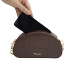 D-Shaped Sling Bag - Merlot