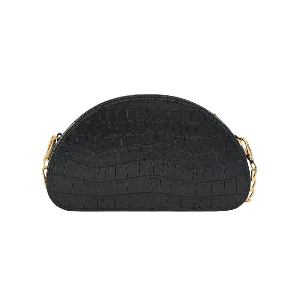 D-Shaped Sling Bag - Raven