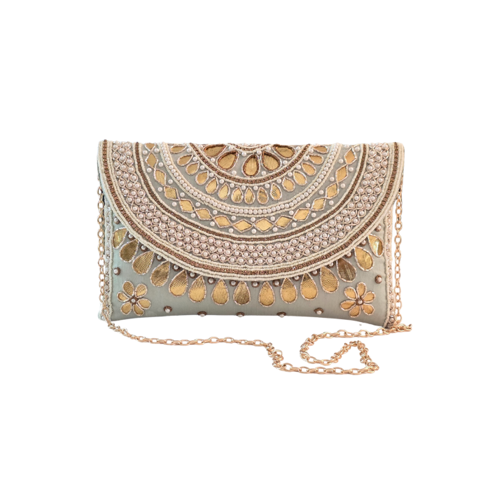Meher_Clutch_-_Mint Green-Vivistry