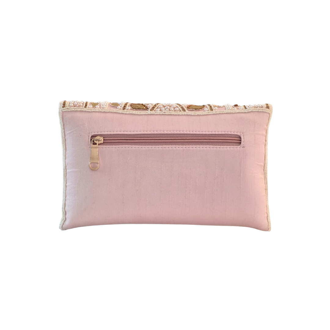 Meher Clutch Bag - Blush Pink