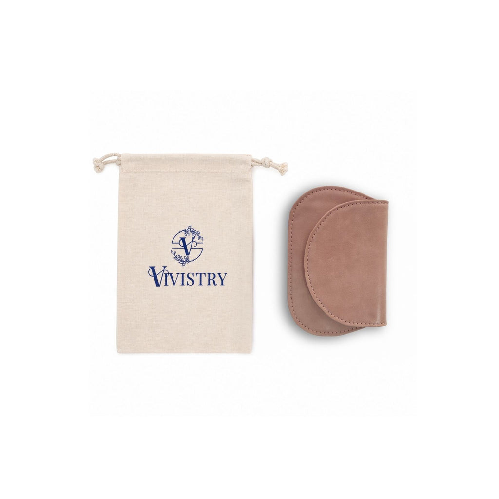 Mini Curvy Flap Wallet – Blush