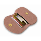 Mini Curvy Flap Wallet – Blush