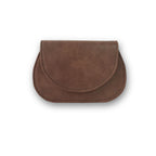 Mini Curvy Flap Wallet – Cocoa