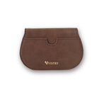 Mini Curvy Flap Wallet – Cocoa