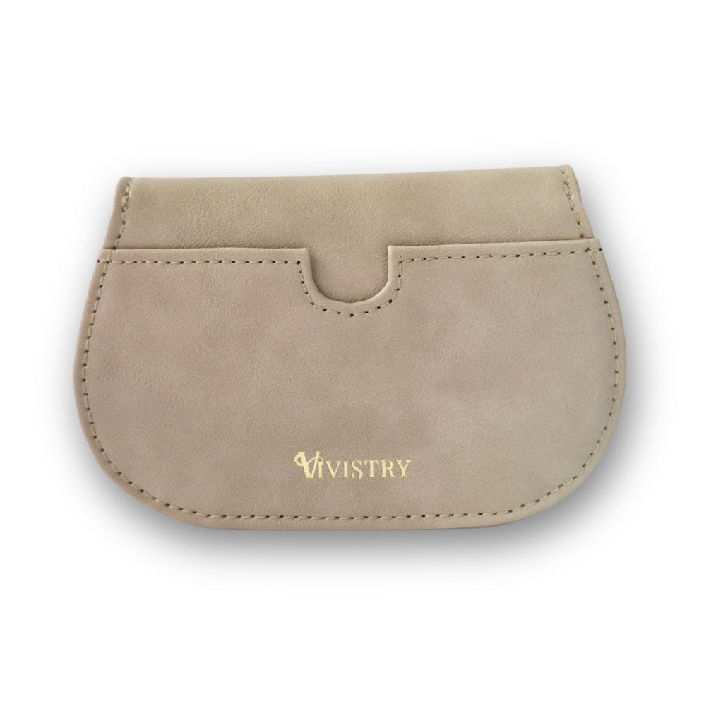 Mini Curvy Flap Wallet – Dune