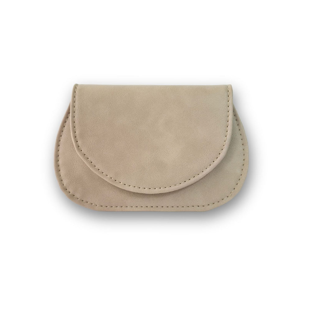 Mini Curvy Flap Wallet – Dune